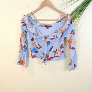 ONE CLOTHING Cropped Blouse